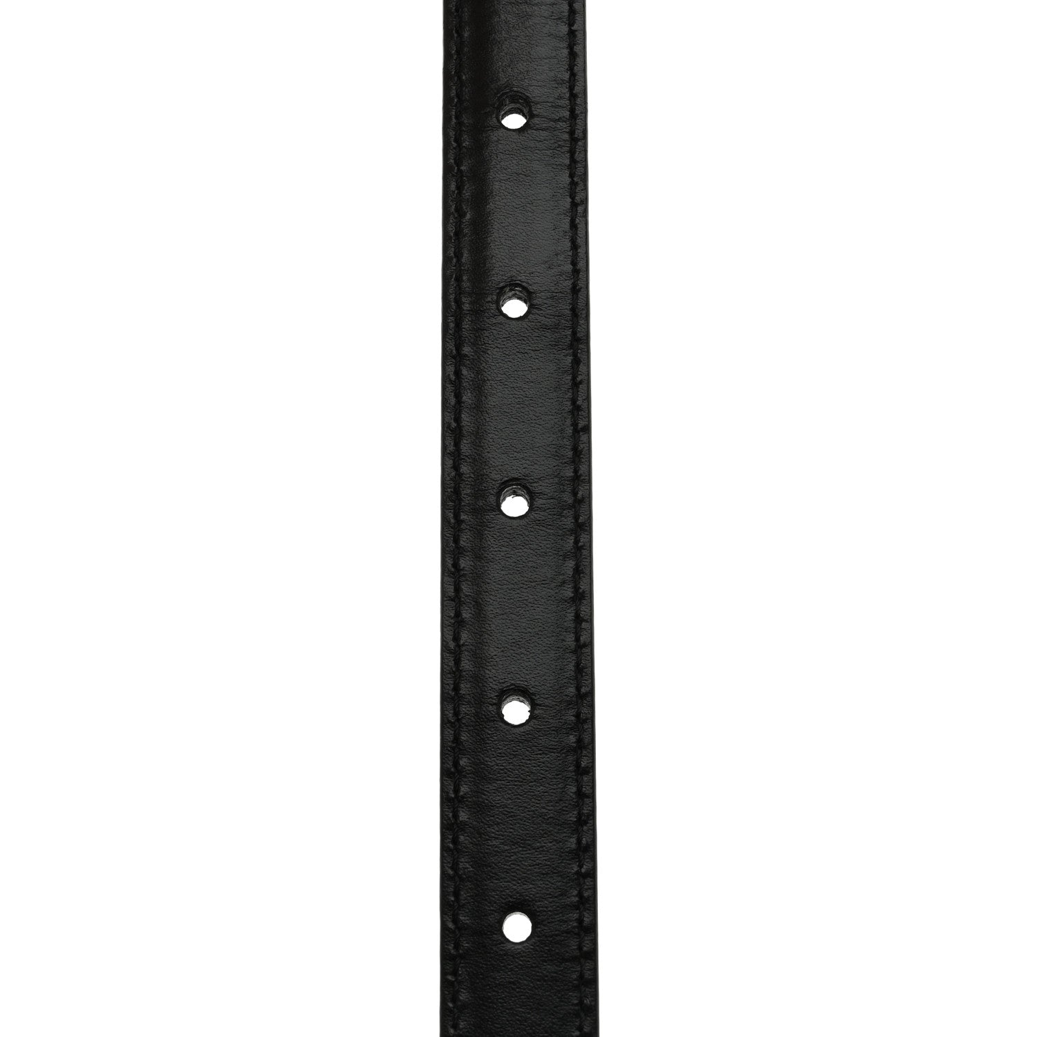 Celine Box Calfskin Small 18mm Triomphe Belt 75 30 Black 5 of 7