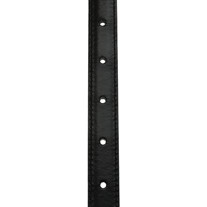 Celine Box Calfskin Small 18mm Triomphe Belt 75 30 Black 5 of 7