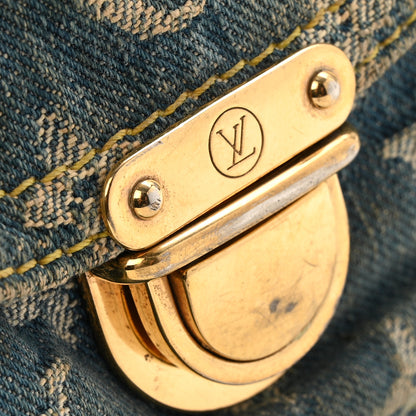 Louis Vuitton Monogram Denim Baggy PM Blue 11 of 14