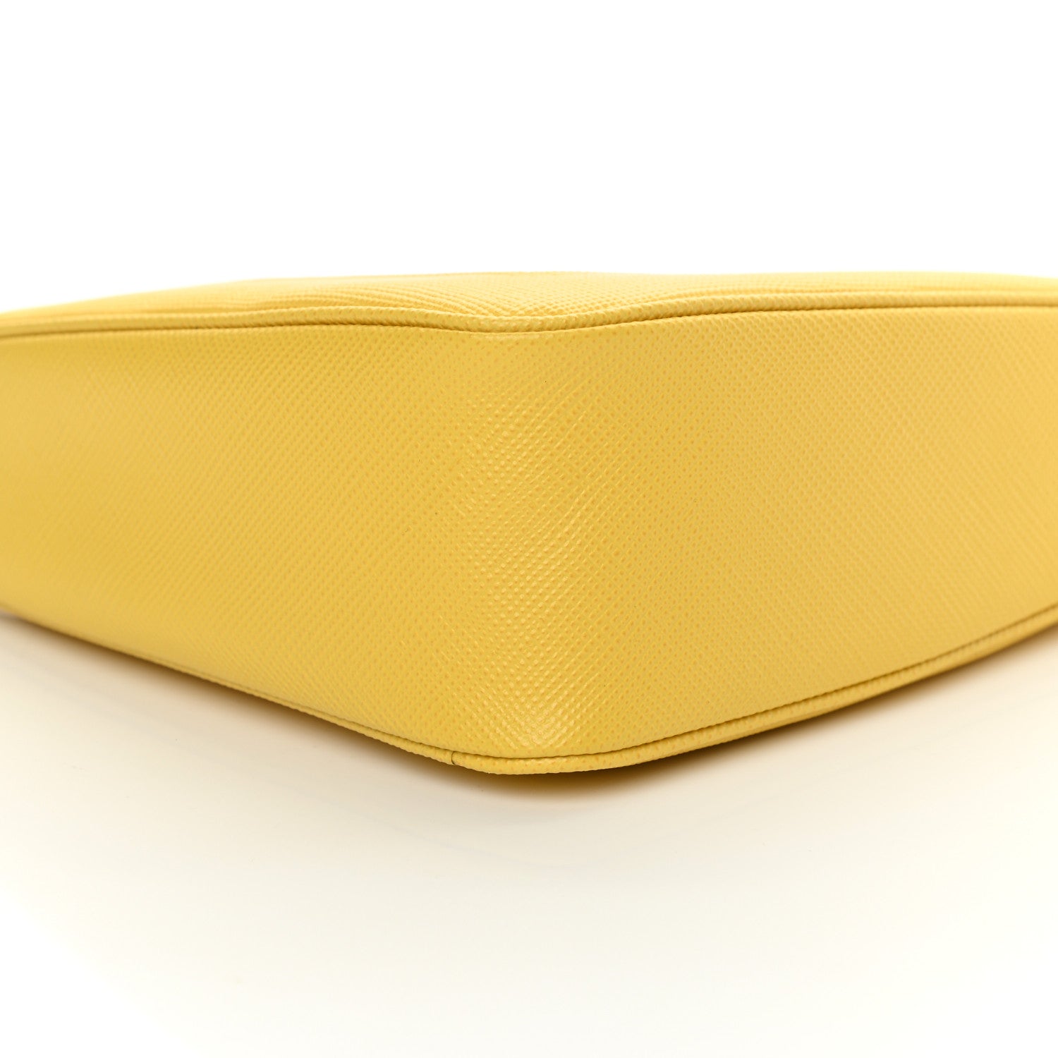 Prada Saffiano Cuir Triangle Wristlet Sole 9 of 10