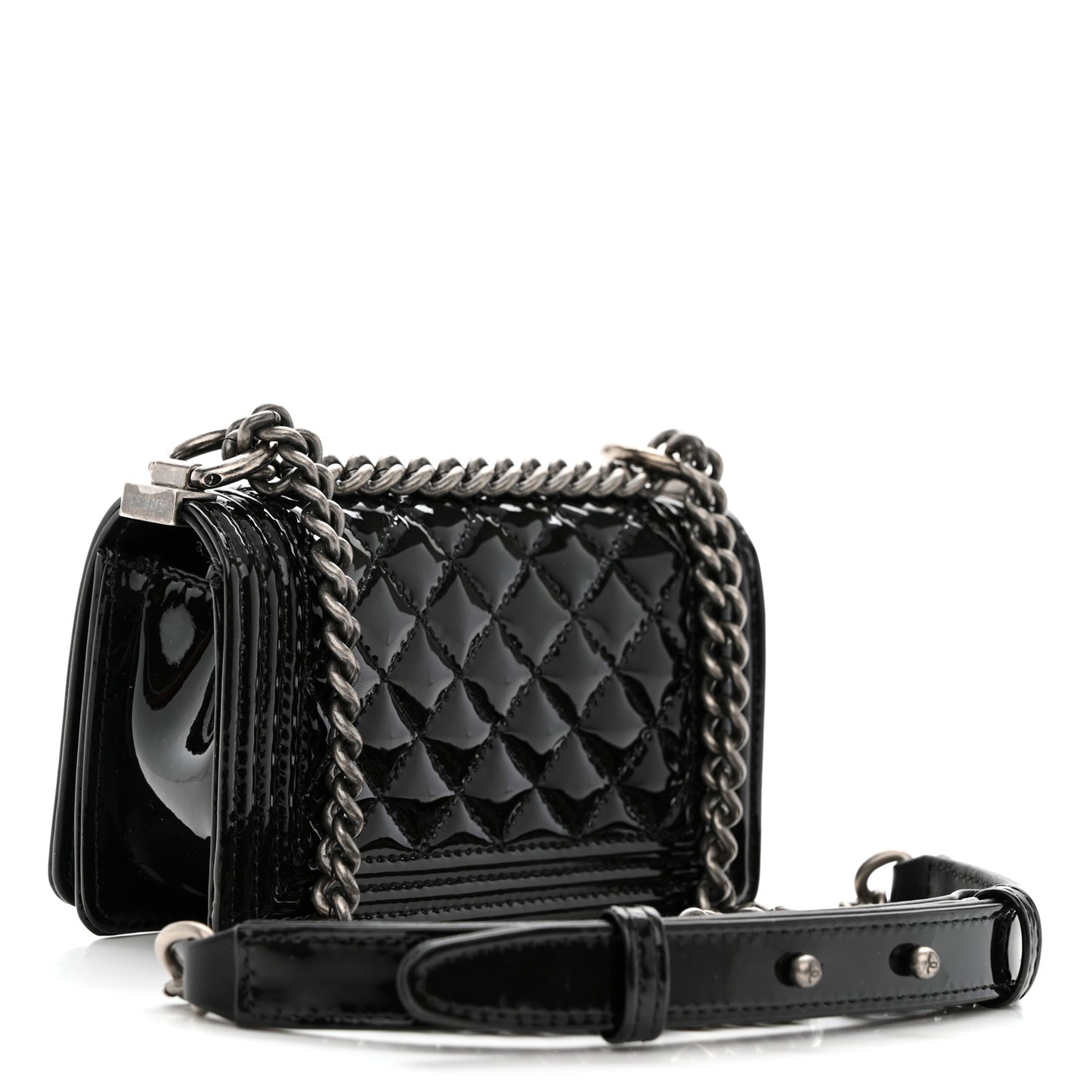 Lambskin Calfskin Tweed Success Story Set of 4 Minis Bags Black