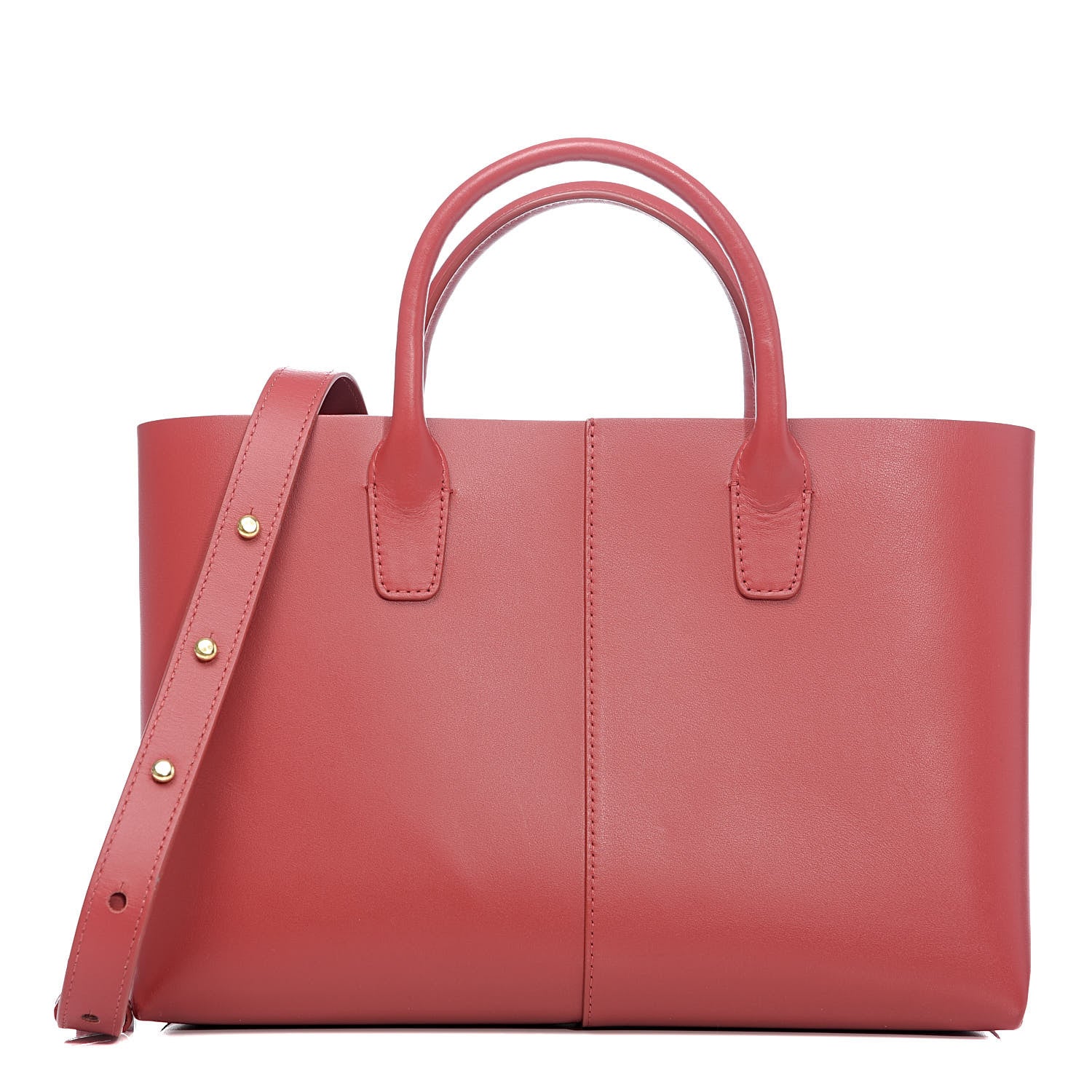 Mansur Gavriel Calfskin Mini Folded Bag Flamma 1 of 9