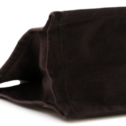 Saint Laurent Linen Calfskin Rive Gauche Tote Natural 9 of 10
