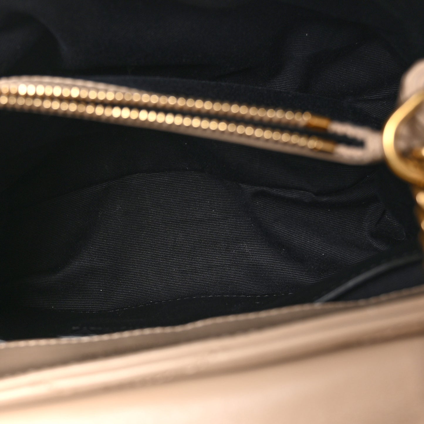 Calfskin Y Quilted Monogram Small Loulou Chain Satchel Dark Beige