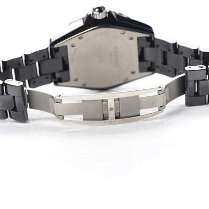 Chanel Stainless Steel Ceramic Diamond Pave Bezel Dial 38mm J12 Automatic Watch Black 5 of 5