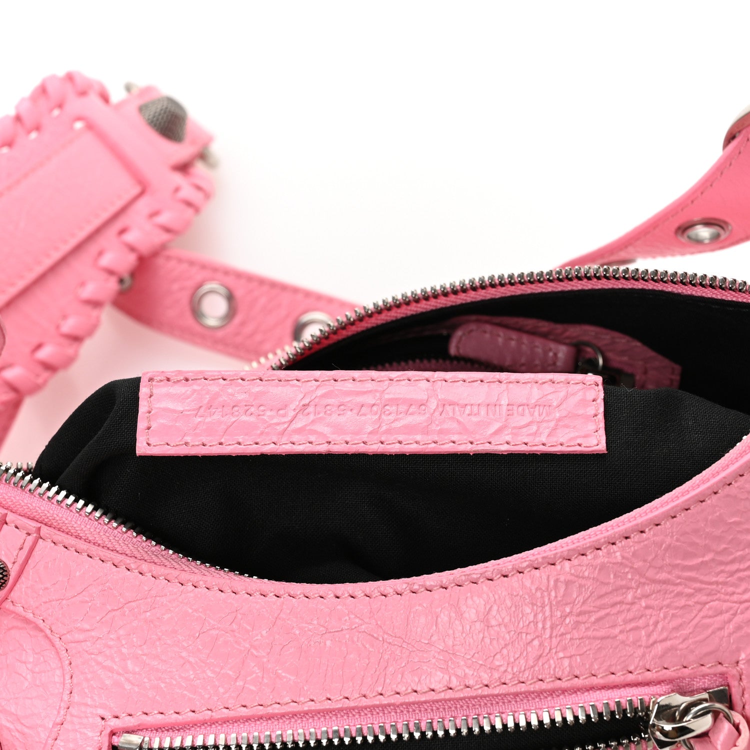 Balenciaga Agneau Arena Small Le Cagole Shoulder Bag Sweet Pink 8 of 11