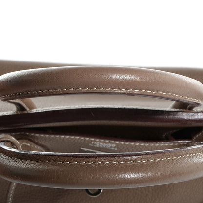 Hermes Taurillon Clemence Birkin 30 Etoupe 18 of 25