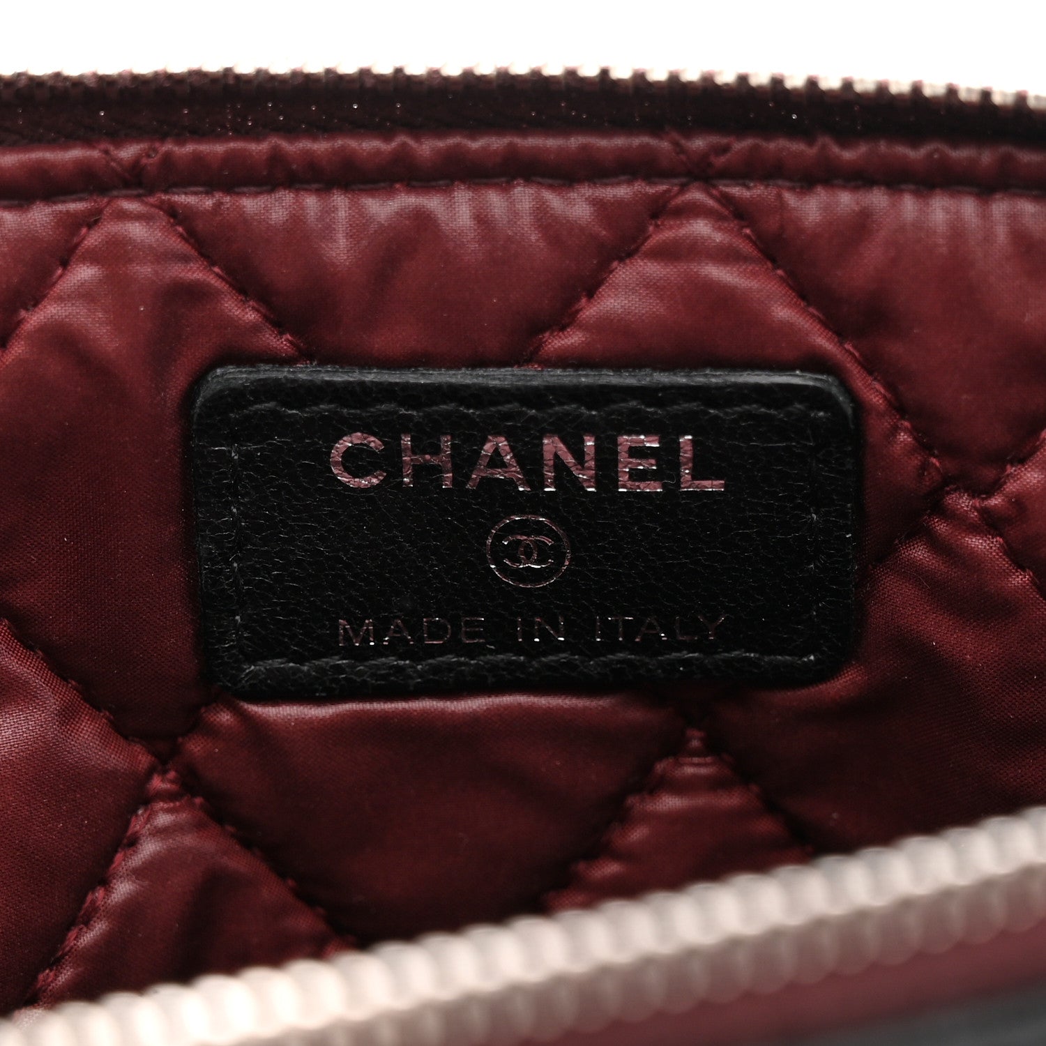 Chanel Lambskin Quilted Small Pouch Black 6 of 9