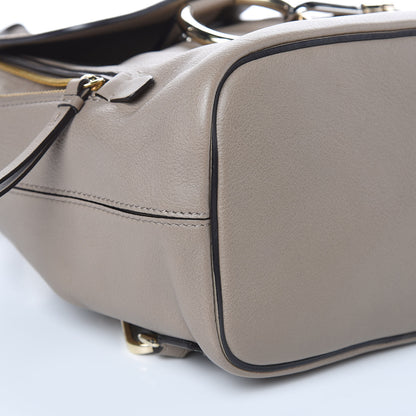 Chloe Suede Calfskin Small Faye Backpack Motty Grey 9 of 10