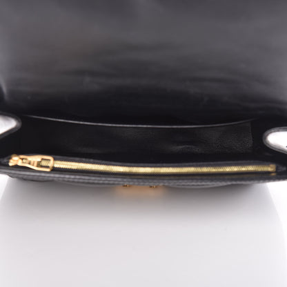 Louis Vuitton Lambskin Malletage Pochette Flap Black 7 of 12