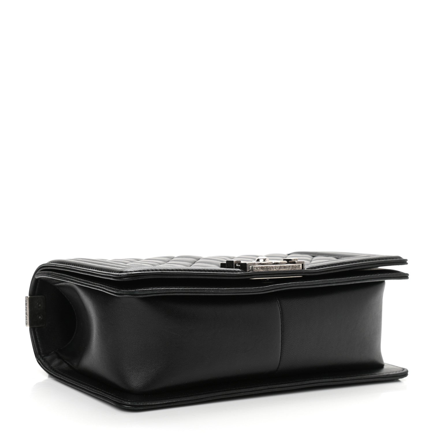 Chanel Lambskin Quilted Medium Boy Flap Black 4 of 8