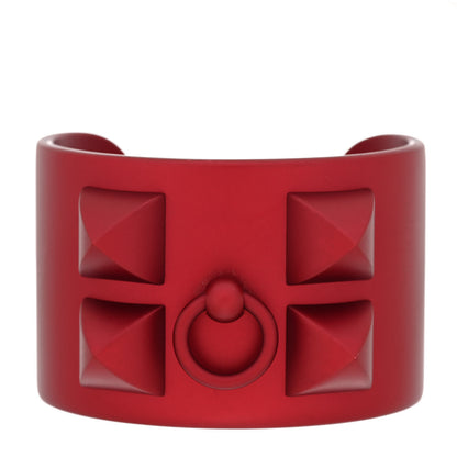 Hermes Aluminium Sunset Collier De Chien CDC Bracelet Rouge H 1 of 6