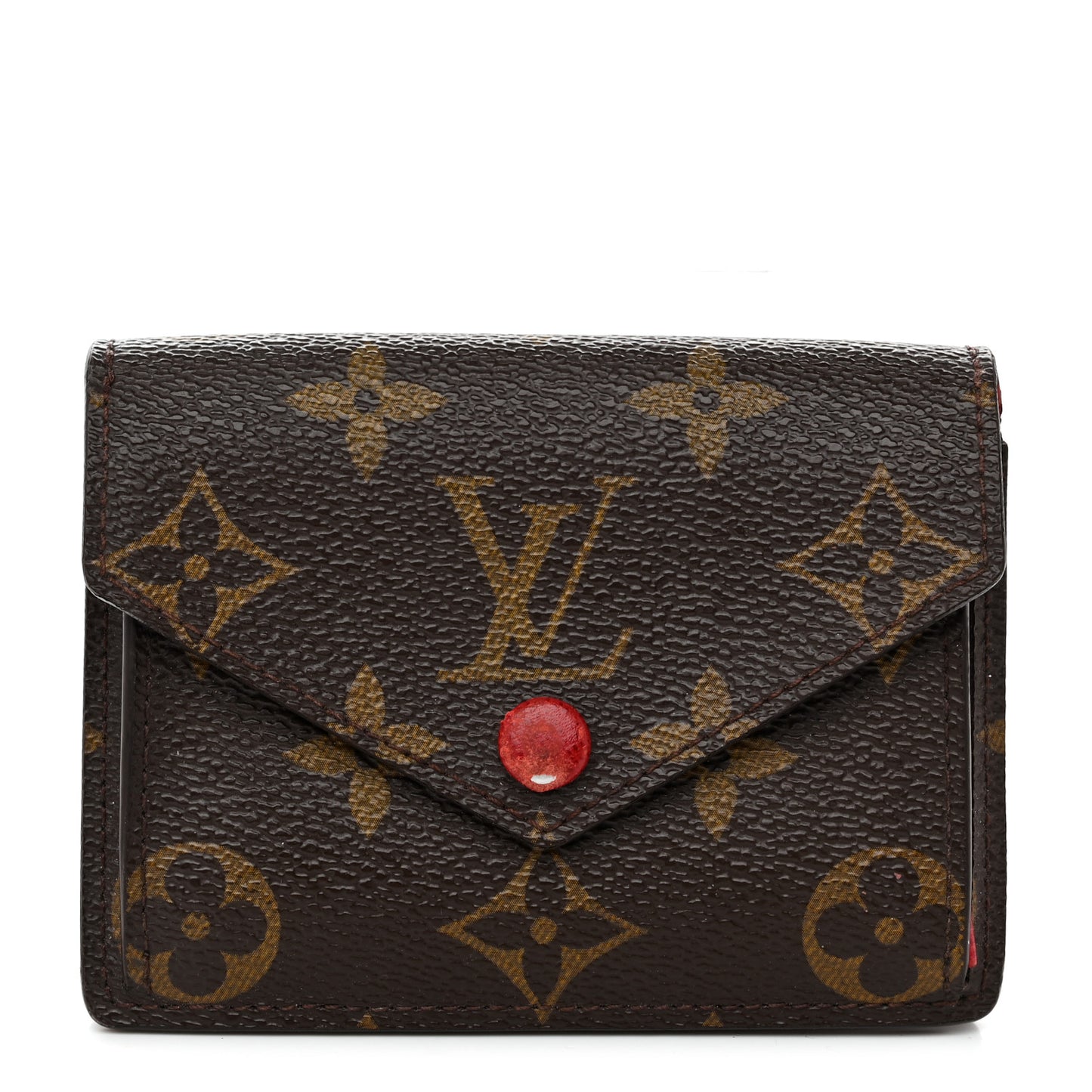 Monogram Compact Marie Wallet Rouge