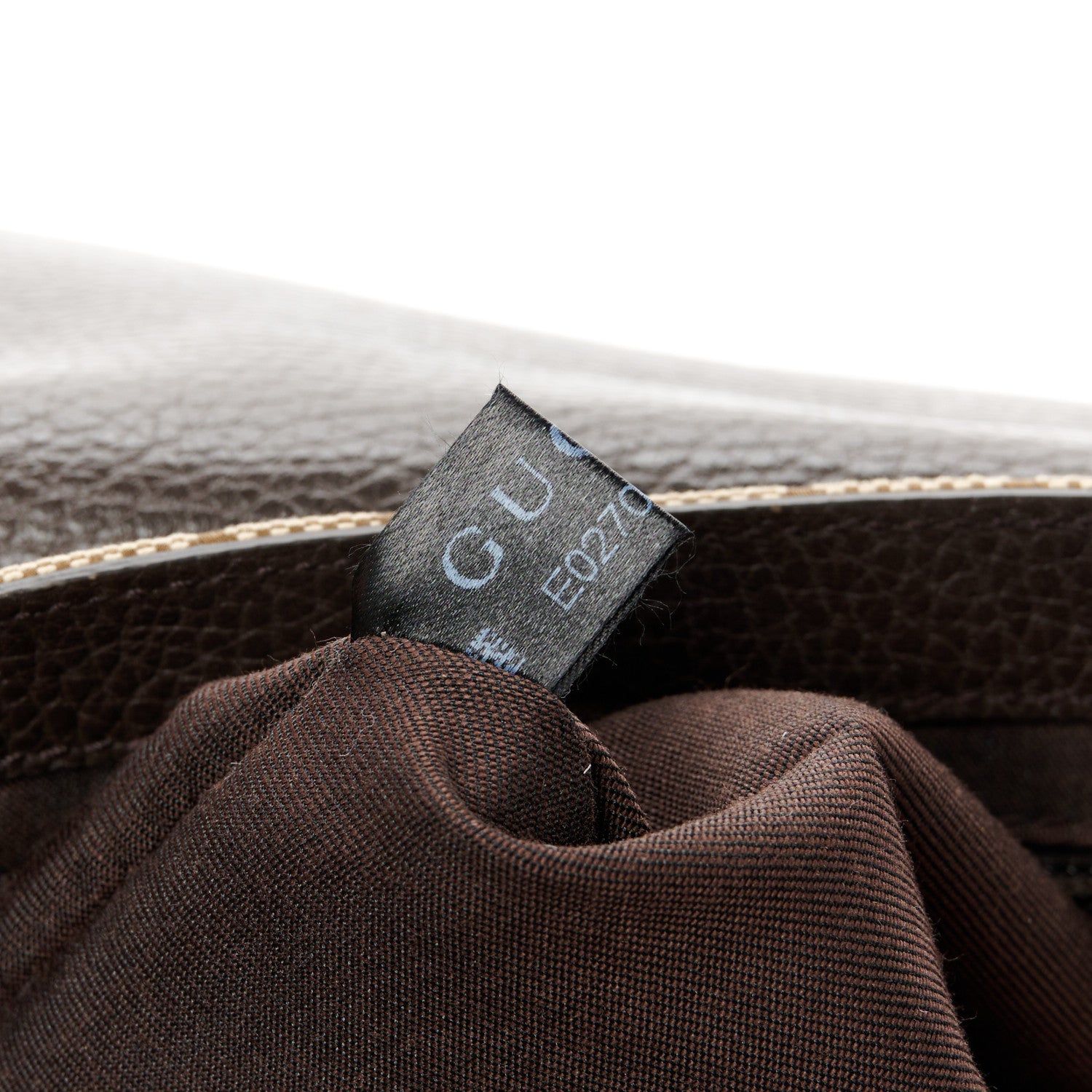 Gucci Monogram Flap Messenger Bag Beige Dark Brown 8 of 12