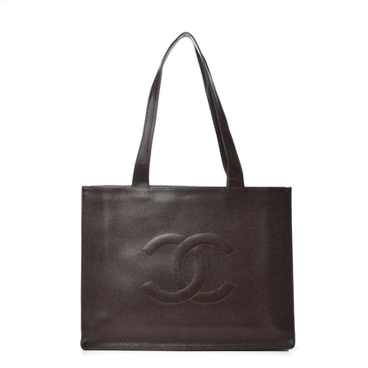 Chanel Caviar CC Shoulder Bag Brown 1 of 13
