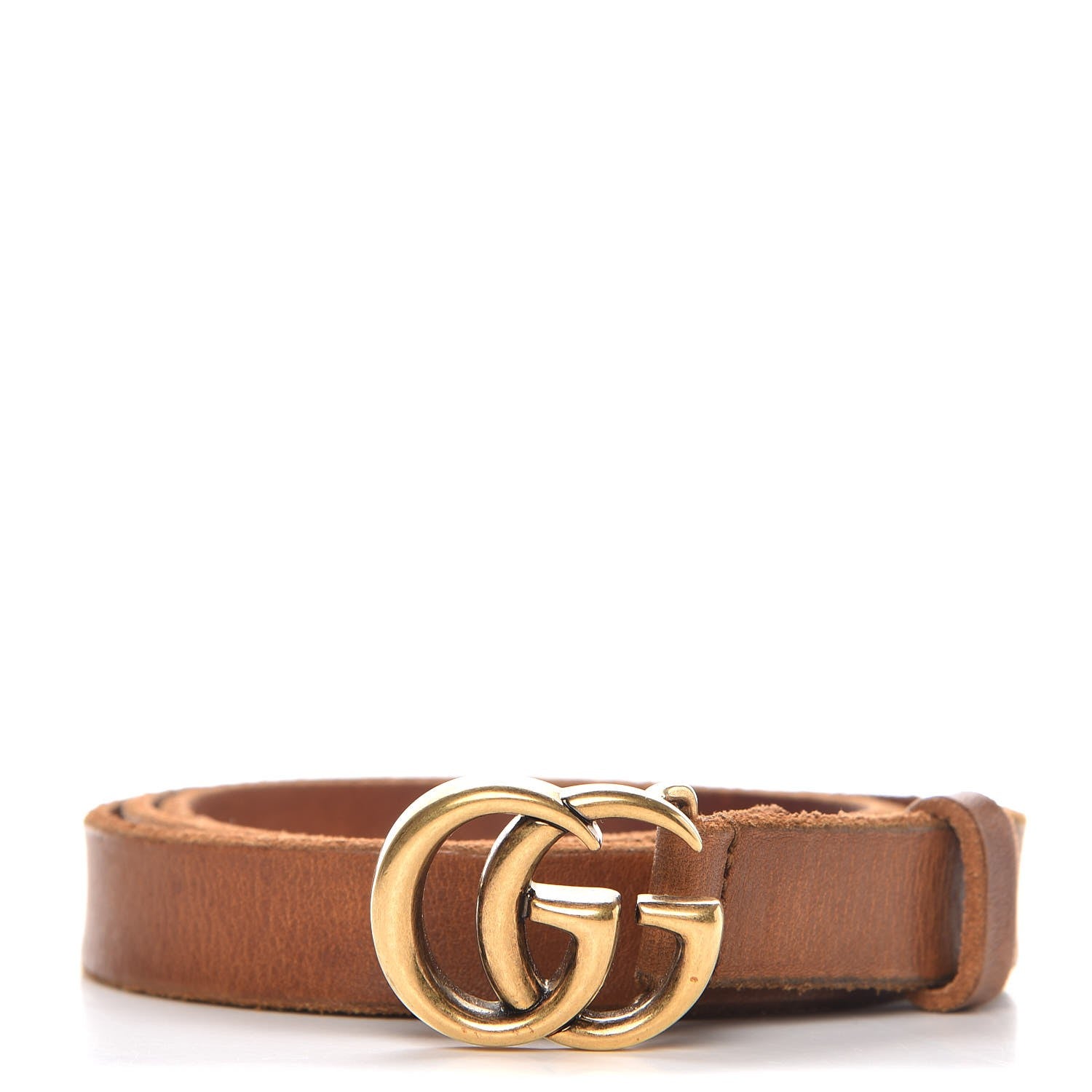 Gucci Faded Calfskin Double G 20mm Belt 80 32 Cuir 1 of 9
