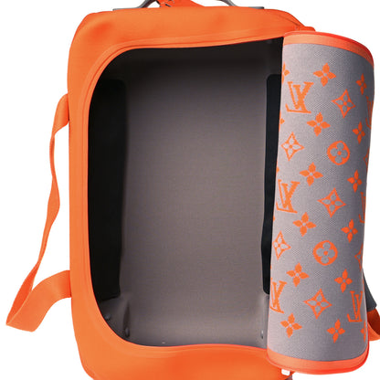 Louis Vuitton Knit Monogram Horizon Soft Duffle 55 Orange 5 of 15