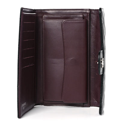 Chanel Caviar Quilted Long Flap Wallet Black 5 of 12