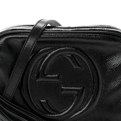 Gucci Soft Patent Small Soho Disco Bag Black 8 of 10