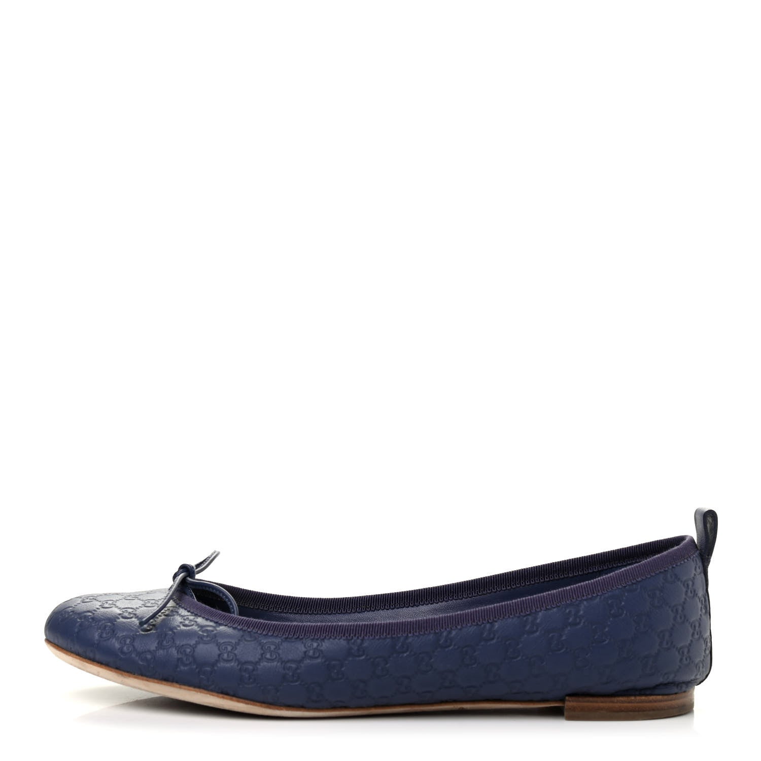 Gucci Microguccissima Flats 39 Navy 1 of 8