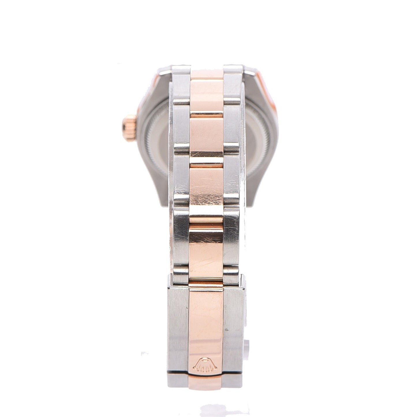 Stainless Steel 18K Everose Gold Diamond 26mm Oyster Perpetual Datejust Watch Pink 179171