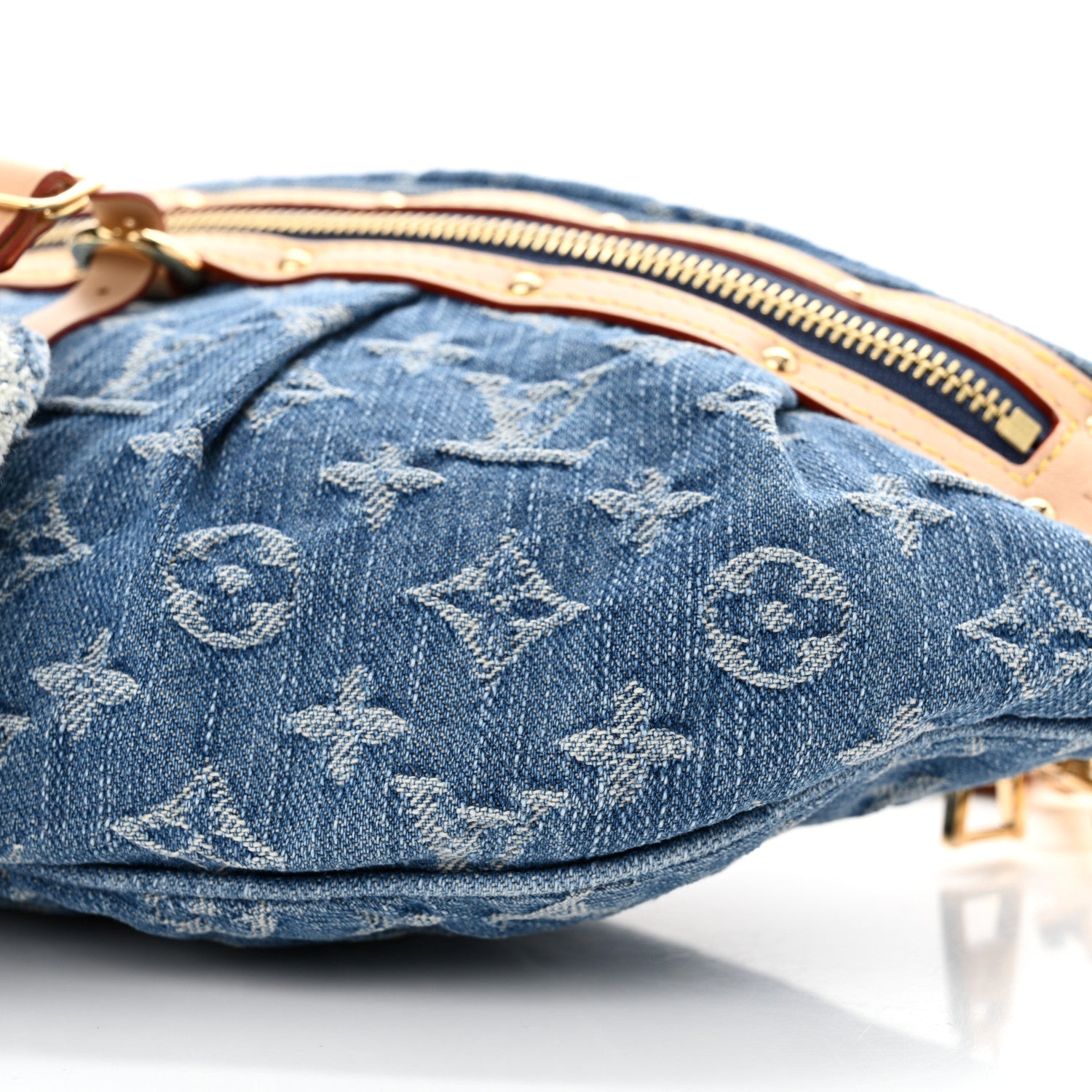 Louis Vuitton Monogram Denim High Rise Bumbag Blue 9 of 9