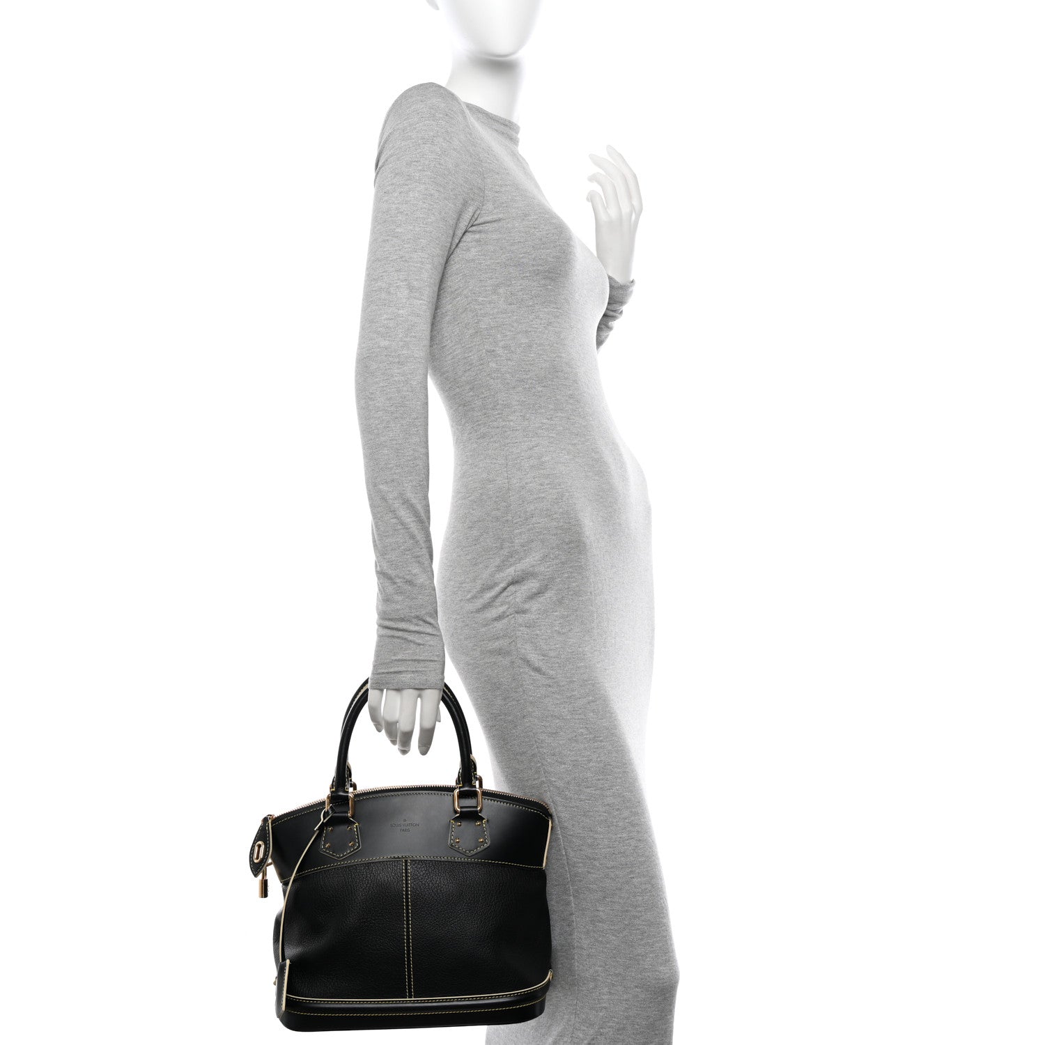 Louis Vuitton Suhali Lockit PM Black 2 of 9