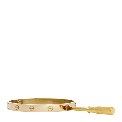 Cartier 18K Yellow Gold LOVE Bracelet 18 3 of 9