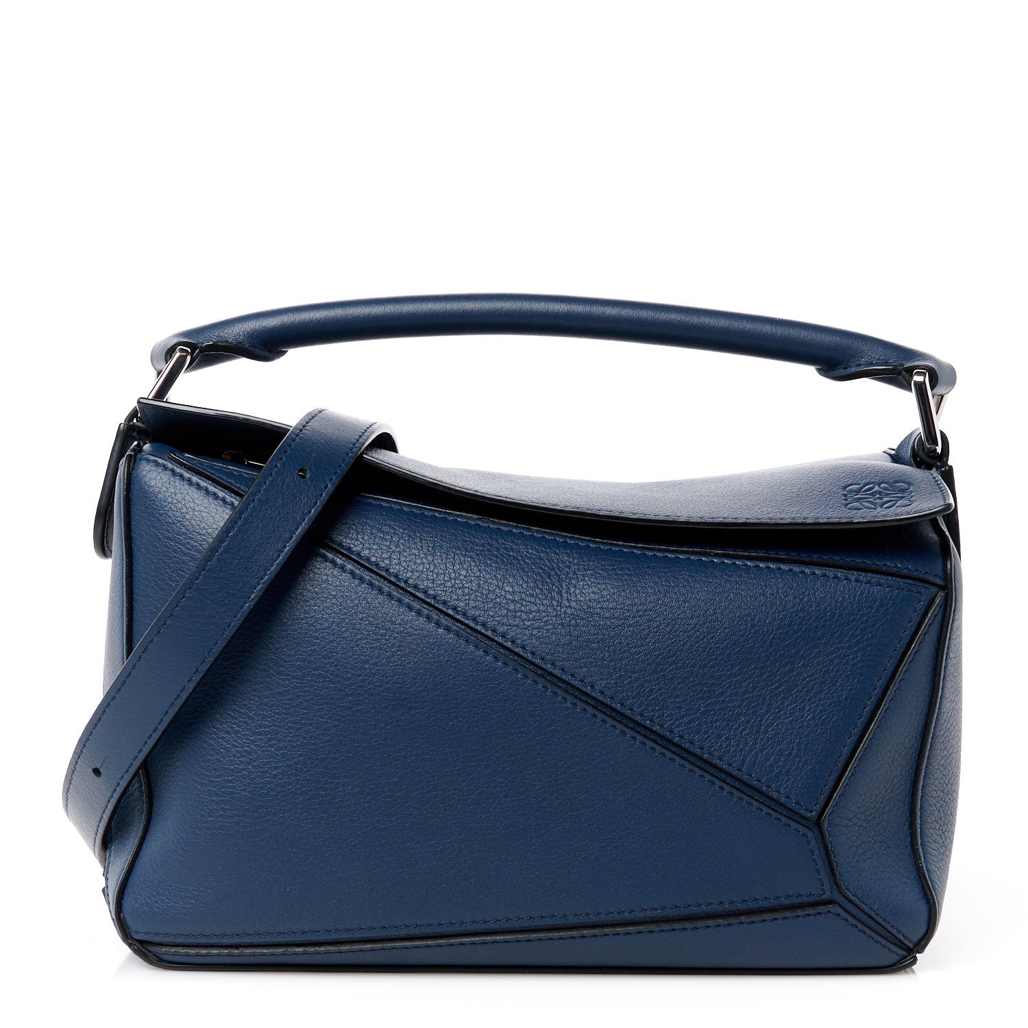 Loewe Calfskin Small Puzzle Bag Ocean 1 of 10