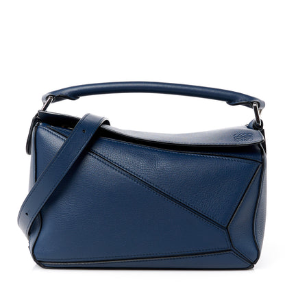 Loewe Calfskin Small Puzzle Bag Ocean 1 of 10