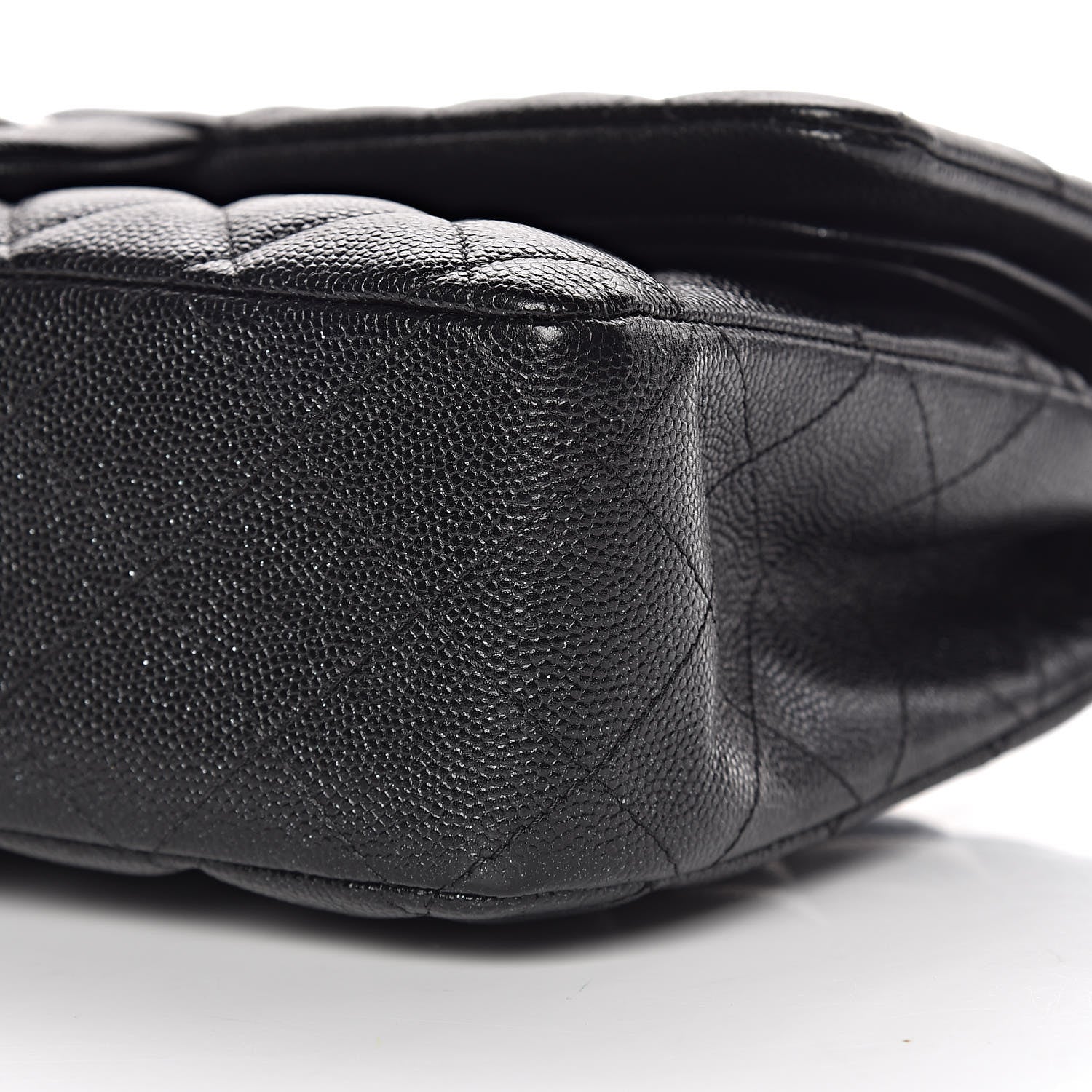 Chanel Iridescent Caviar Quilted Medium Double Flap Black 9 of 11