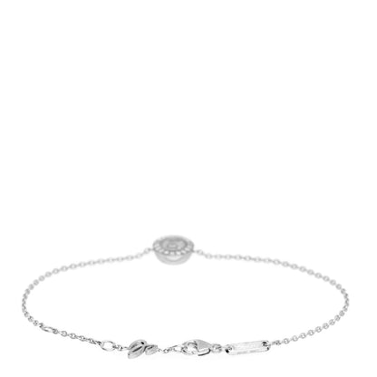 Chopard 18K White Gold Happy Diamonds Icons Chain Bracelet 3 of 5