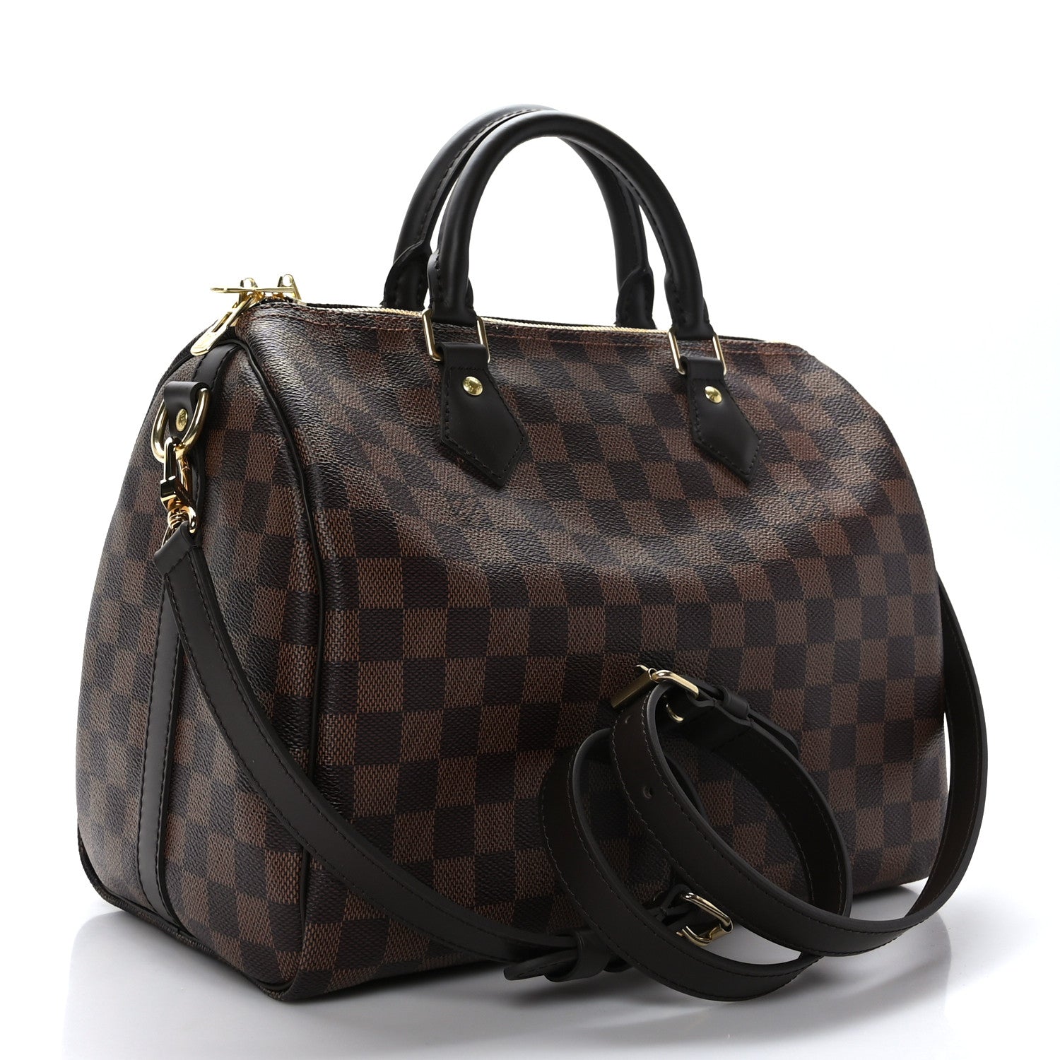 Louis Vuitton Damier Ebene Speedy Bandouliere 30 3 of 10