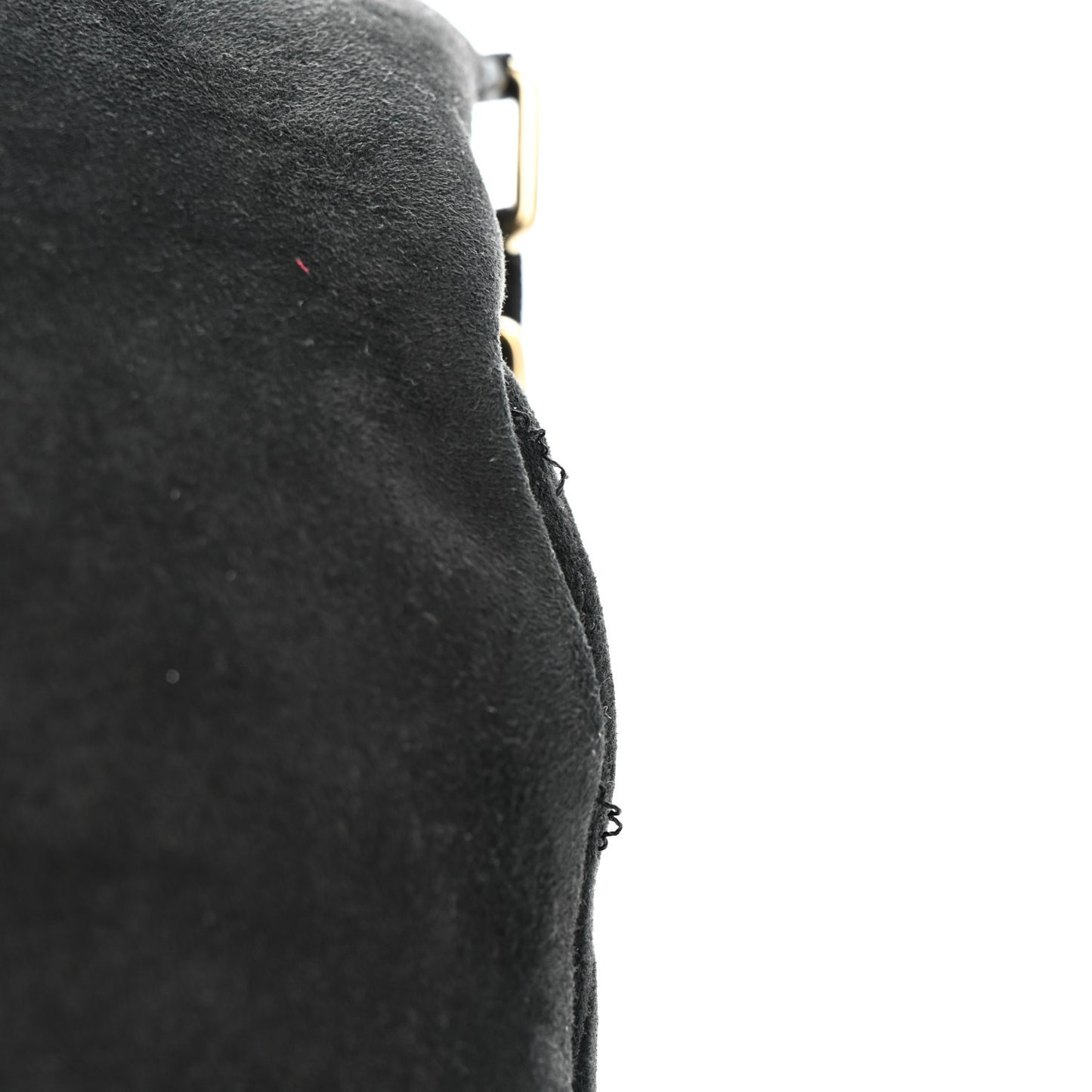 Suede Sparkling Winter Messenger Black
