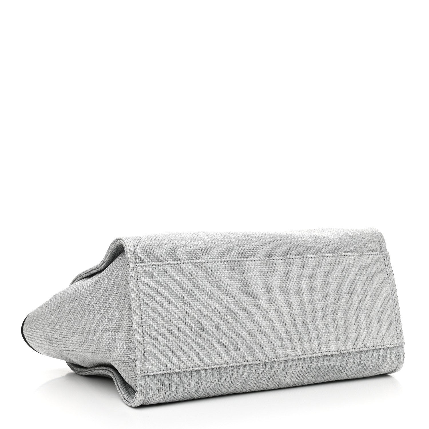 Chanel Canvas Large Deauville Tote Grey 4 of 12