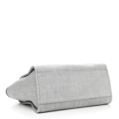 Chanel Canvas Large Deauville Tote Grey 4 of 12
