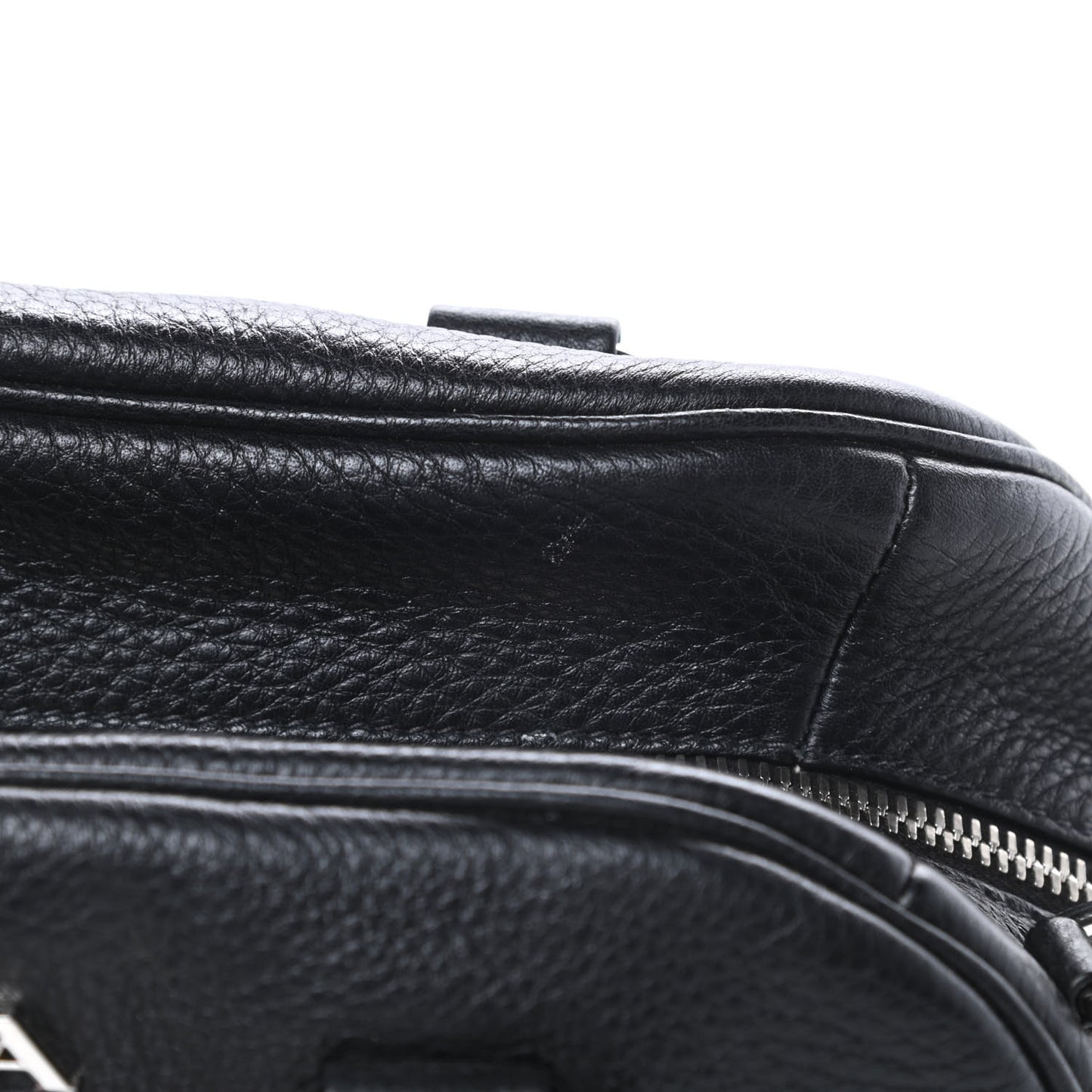 Vitello Daino Dome Satchel Black