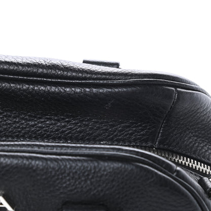 Prada Vitello Daino Dome Satchel Black 14 of 14
