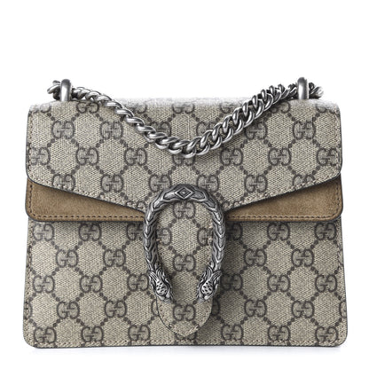 Gucci GG Supreme Monogram Mini Dionysus Shoulder Bag Taupe 1 of 11