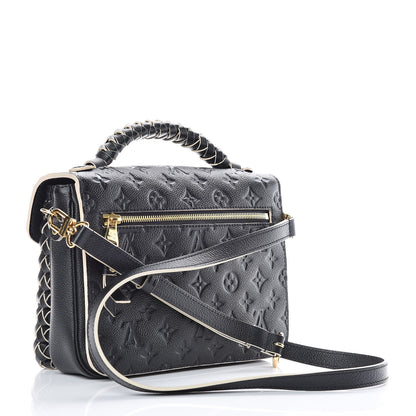 Louis Vuitton Empreinte Braided Pochette Metis Black 3 of 9