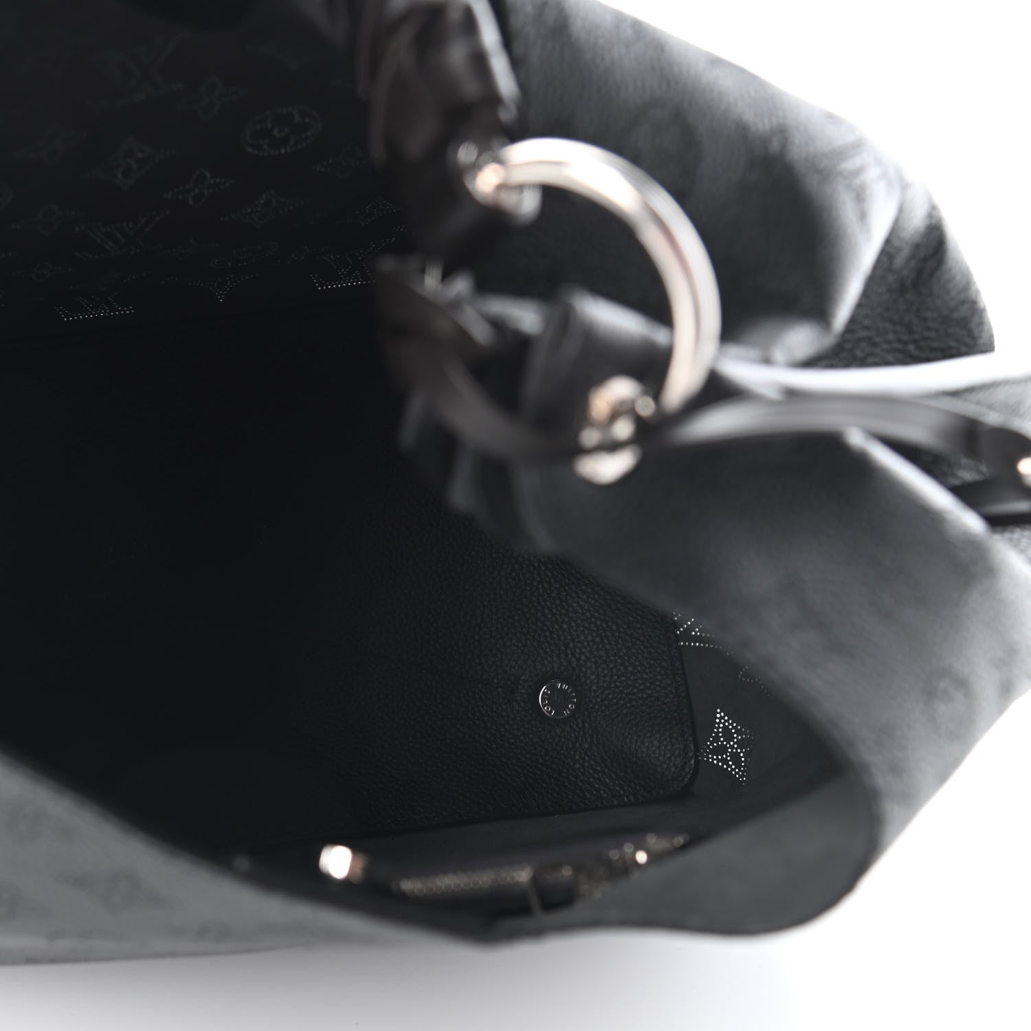 Louis Vuitton Mahina Carmel Hobo Black 5 of 8