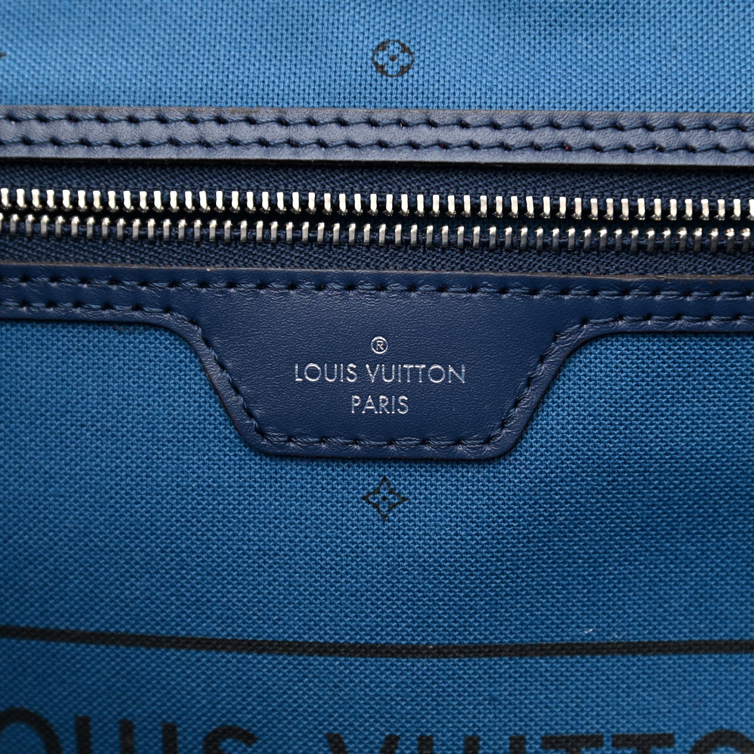 Louis Vuitton Monogram Escale Neverfull MM Blue 7 of 12