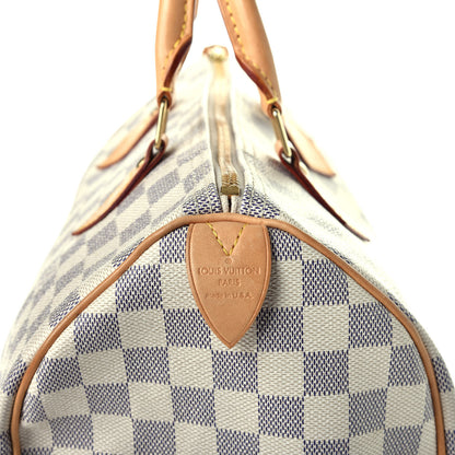 Louis Vuitton Damier Azur Speedy 30 6 of 10