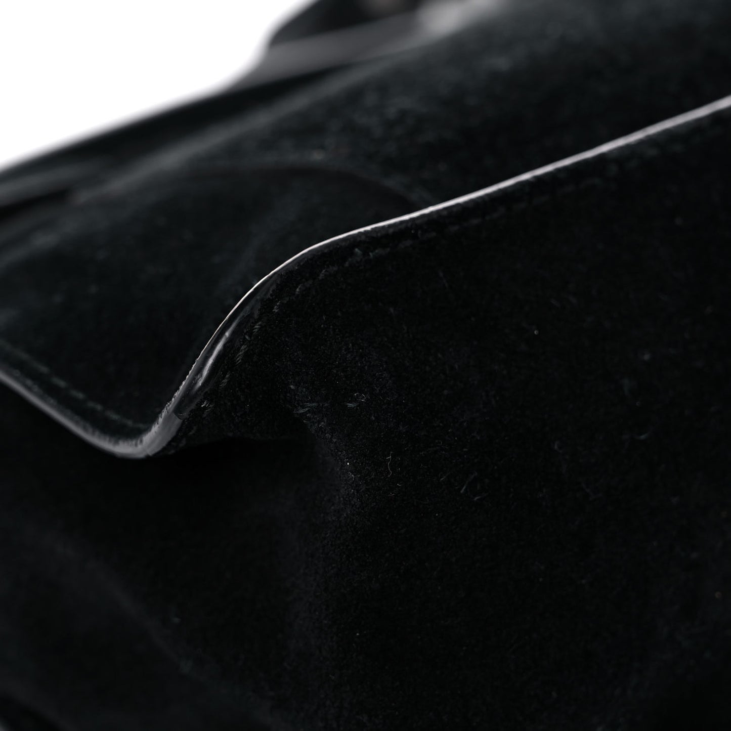 Suede Tiny PS1 Satchel Black