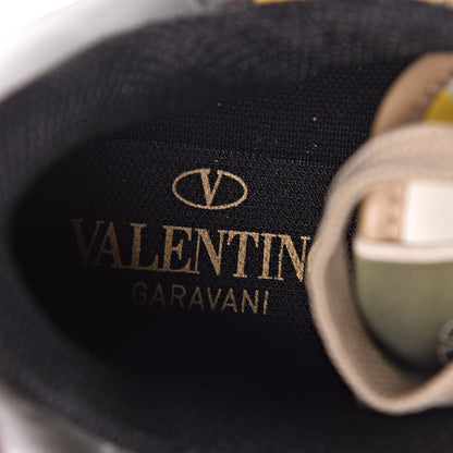 Valentino Garavani Nappa Suede Camouflage Mens Rockrunner Sneakers 45 Multicolor 7 of 7