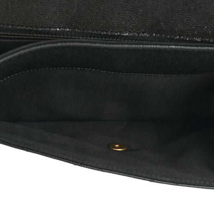 Chanel Caviar Quilted Carry Me Top Handle Flap Black 6 of 14