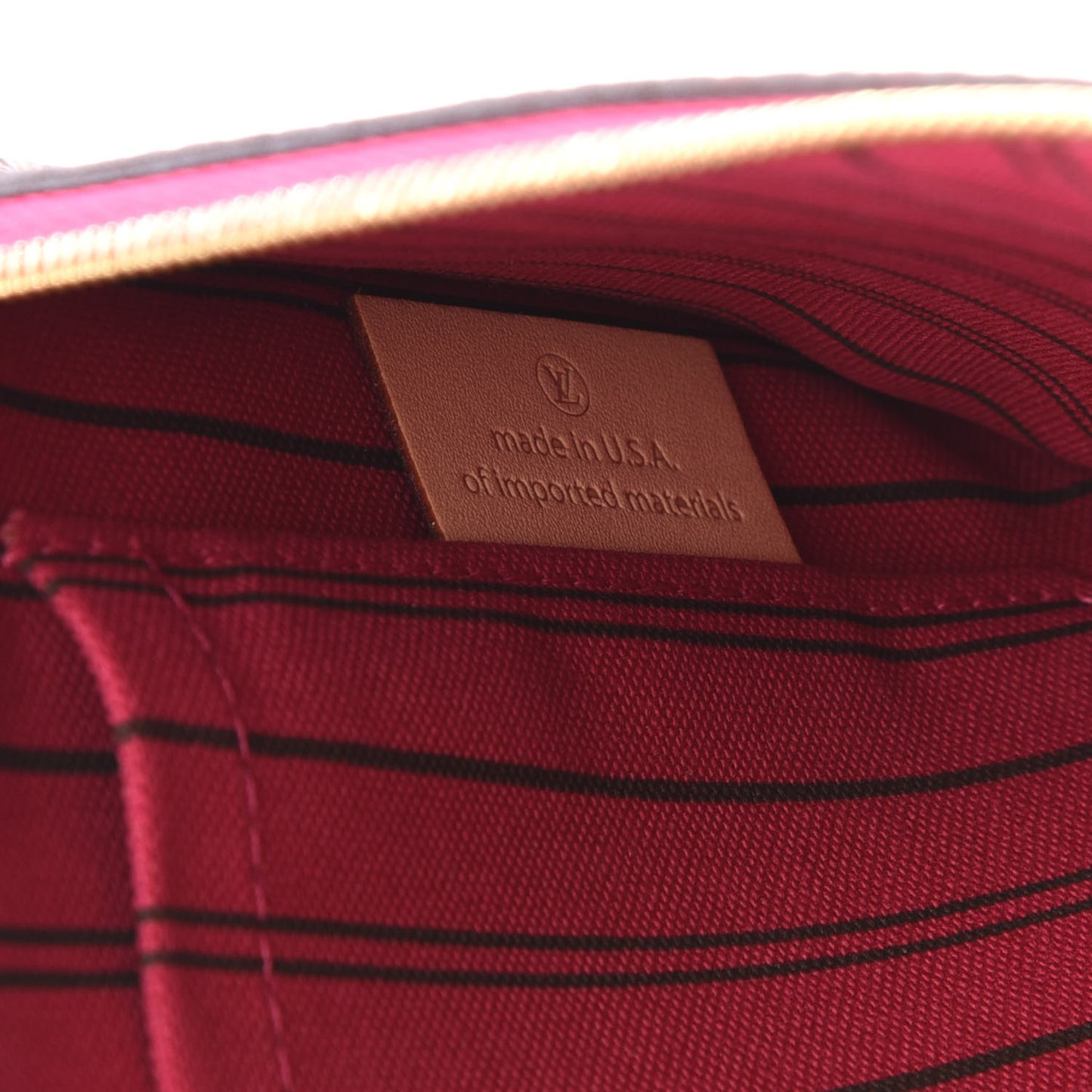 Monogram Neverfull MM GM Pochette Pivoine