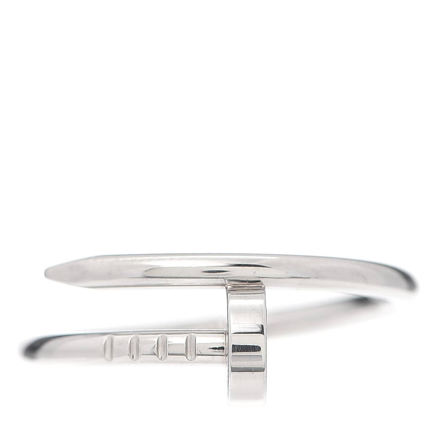 18K White Gold Small Juste Un Clou Ring 53 6.25
