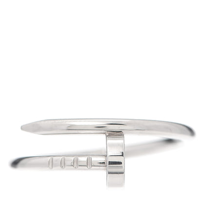 Cartier 18K White Gold Small Juste Un Clou Ring 53 6.25 1 of 7