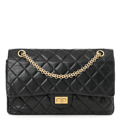 Chanel Aged Calfskin Quilted 2.55 Reissue 226 Flap Black 1 of 10